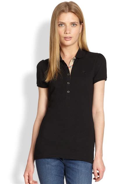 burberry womens polo shirt|burberry brit shirt women.